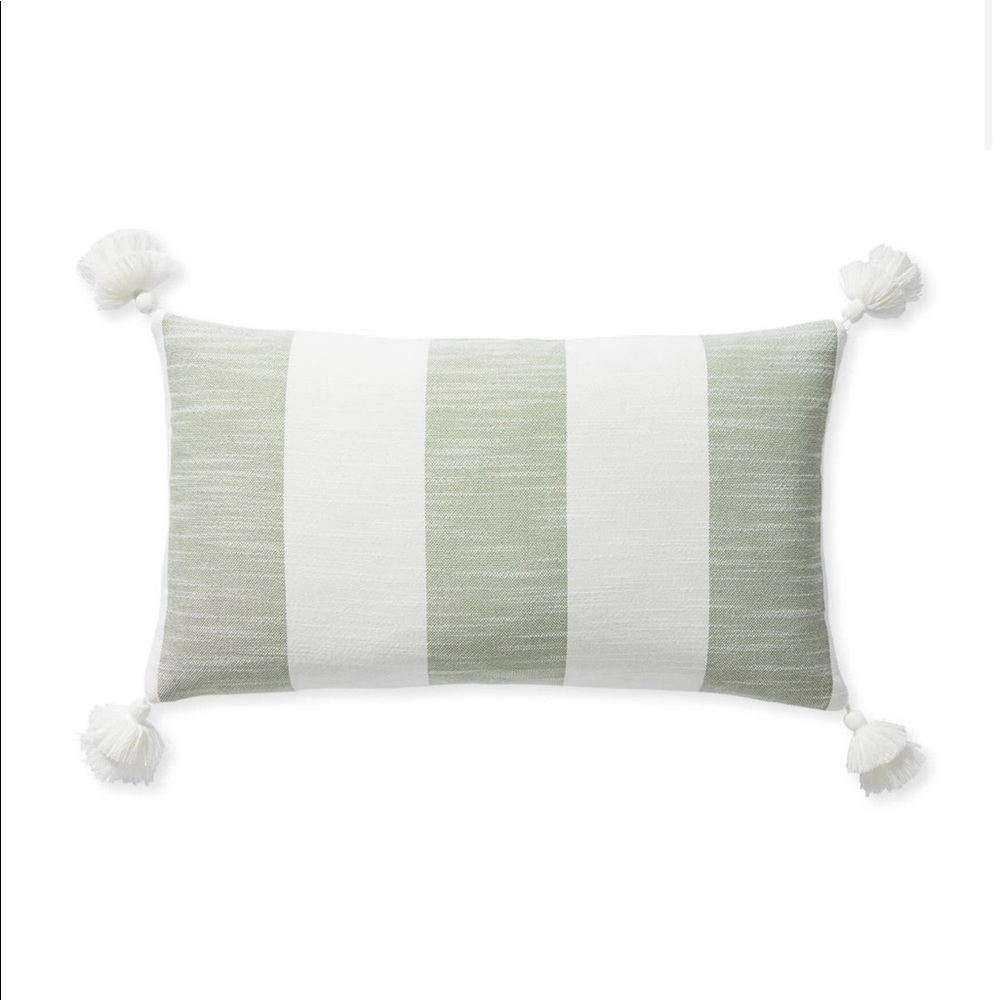 Serena & Lily Beach Stripe Pillow Covers (2) NWT